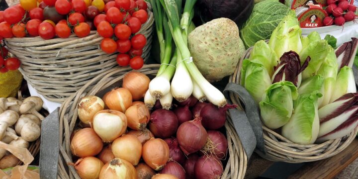 vegetables, tomatoes, leek