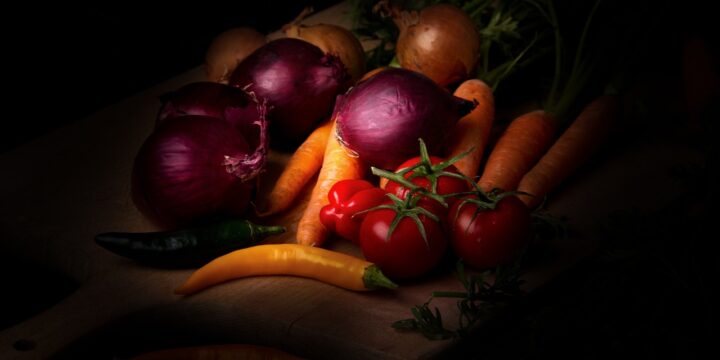 vegetables, dark mood, food