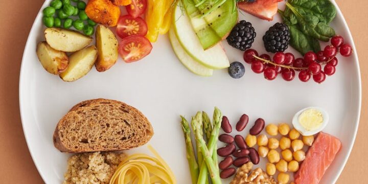 Flatlay of Assorted Nutritious Food