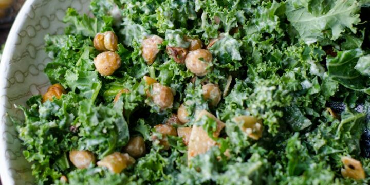 nuts and parsley in a bowl